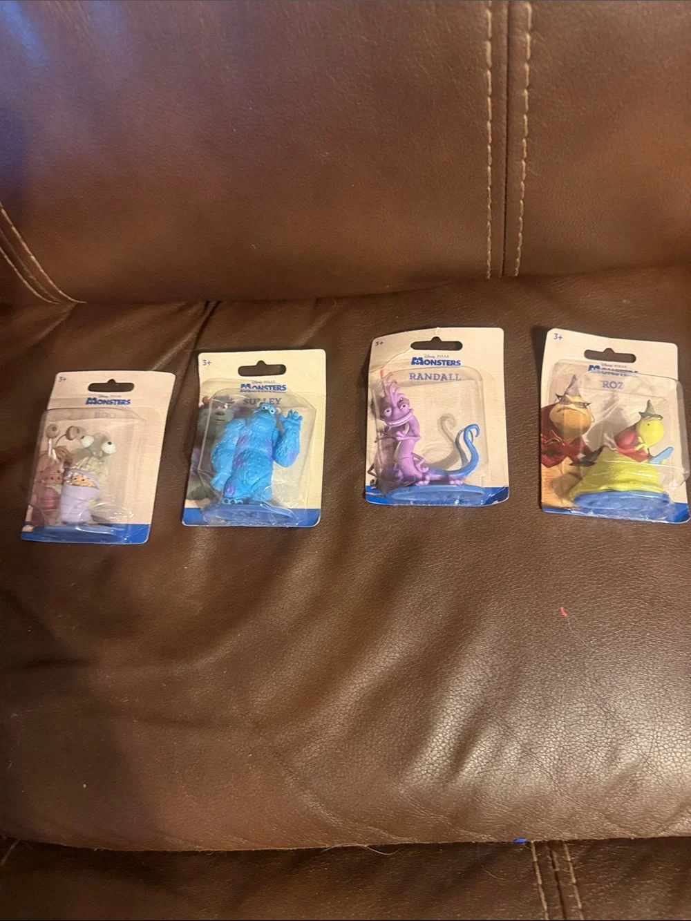Disney Monsters, Inc. Cake Toppers Set in Blue, Purple, Yellow, Teal